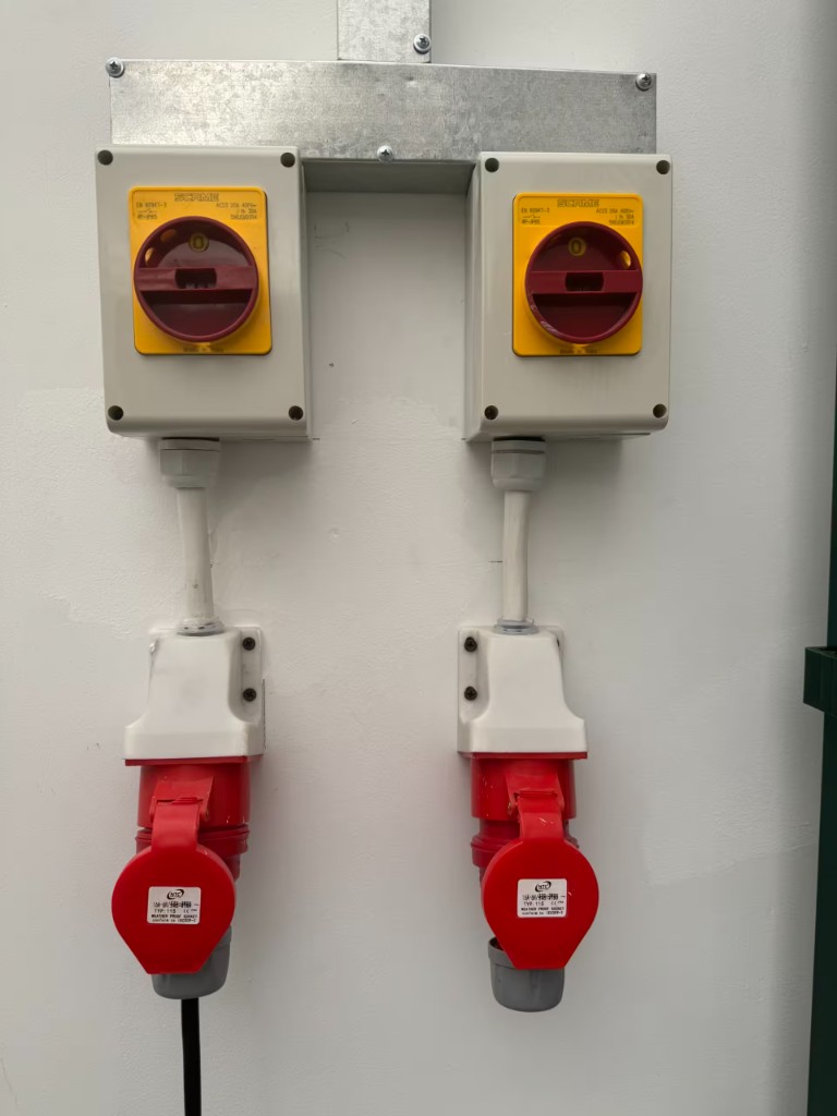Industrial electrics installation